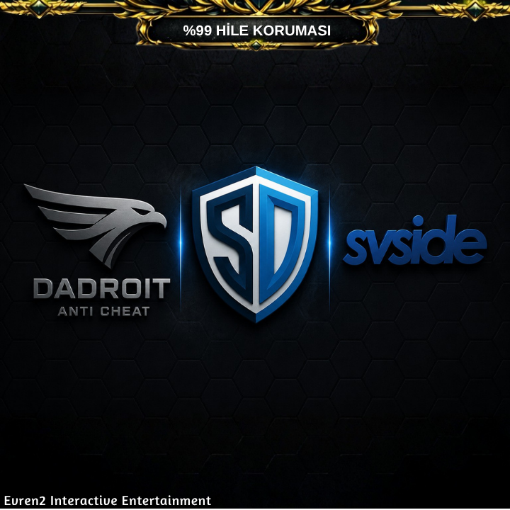Evren2 Üçlü Hile Koruması - ServerDefence, Svside, Dadroit AC