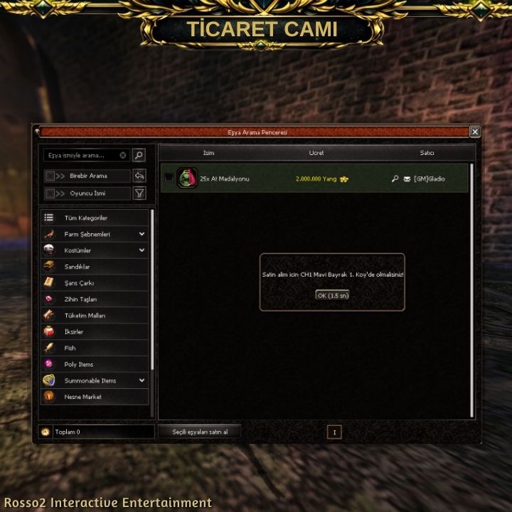 Evren2 Çevrimdışı Pazar Ticaret Camı